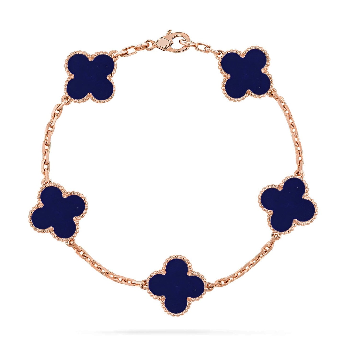 [Eterna Jewels]CLOVER 5 MOTIF LAPIS LAZULI BRACELET COLLECTION