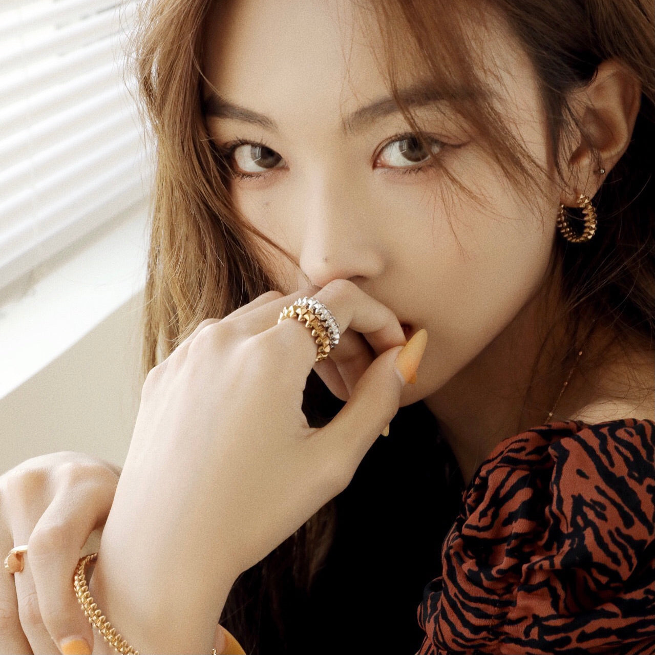 [Eterna Jewels]CLASH SMALL HOOP EARRINGS