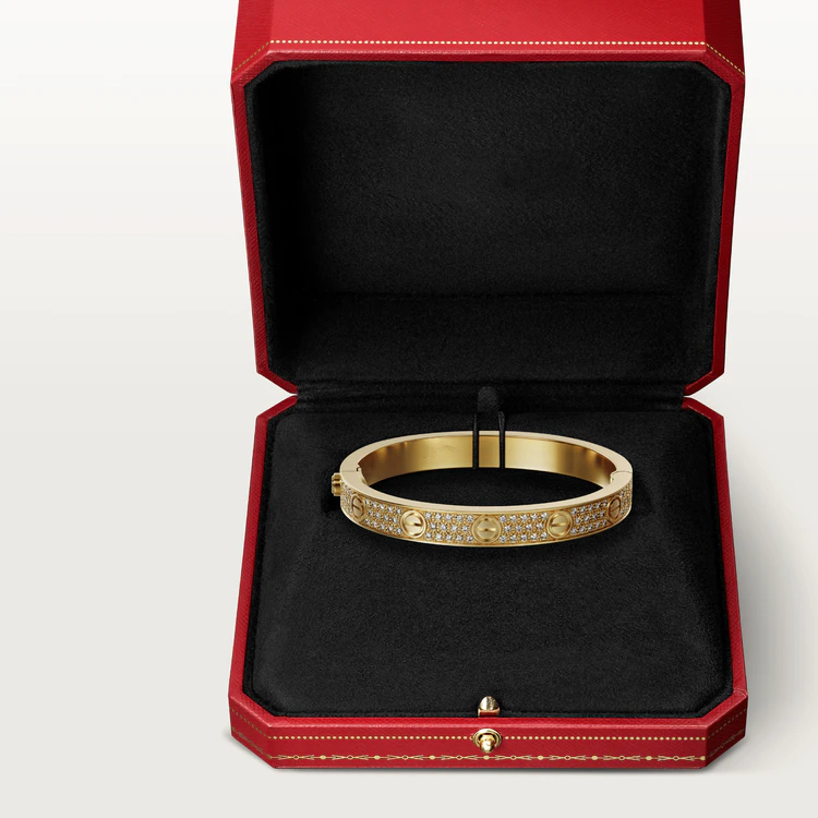 [Eterna Jewels]LOVE BRACELET 6.1MM DIAMOND-PAVED