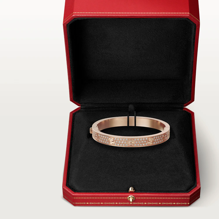 [Eterna Jewels]LOVE BRACELET 6.1MM DIAMOND-PAVED