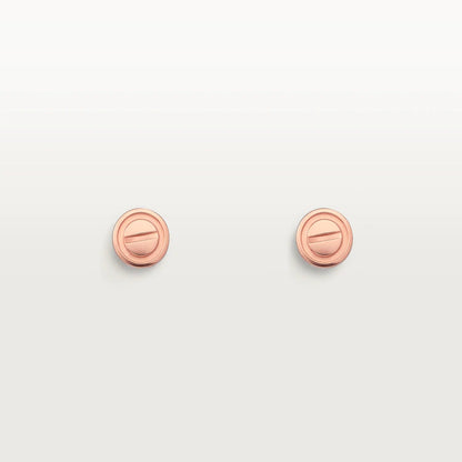 [Eterna Jewels]LOVE EARRINGS PINK GOLD 10MM