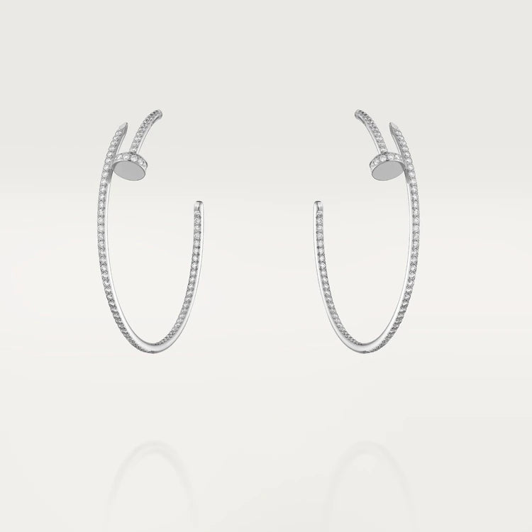 [Eterna Jewels]JUSTE EARRINGS FULL DIAMONDS 1.8MM