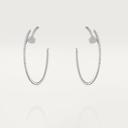 [Eterna Jewels]JUSTE EARRINGS FULL DIAMONDS 1.8MM