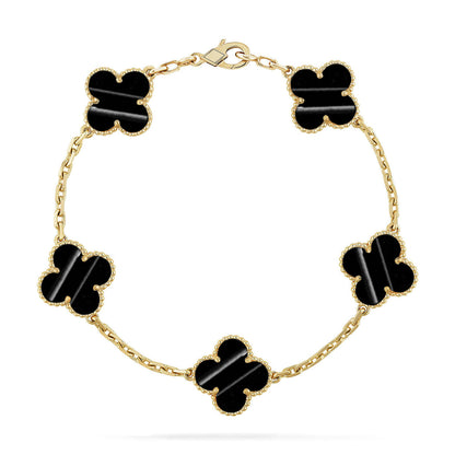 [Eterna Jewels] CLOVER 5 MOTIF PULSAR STONE BRACELET COLLECTION