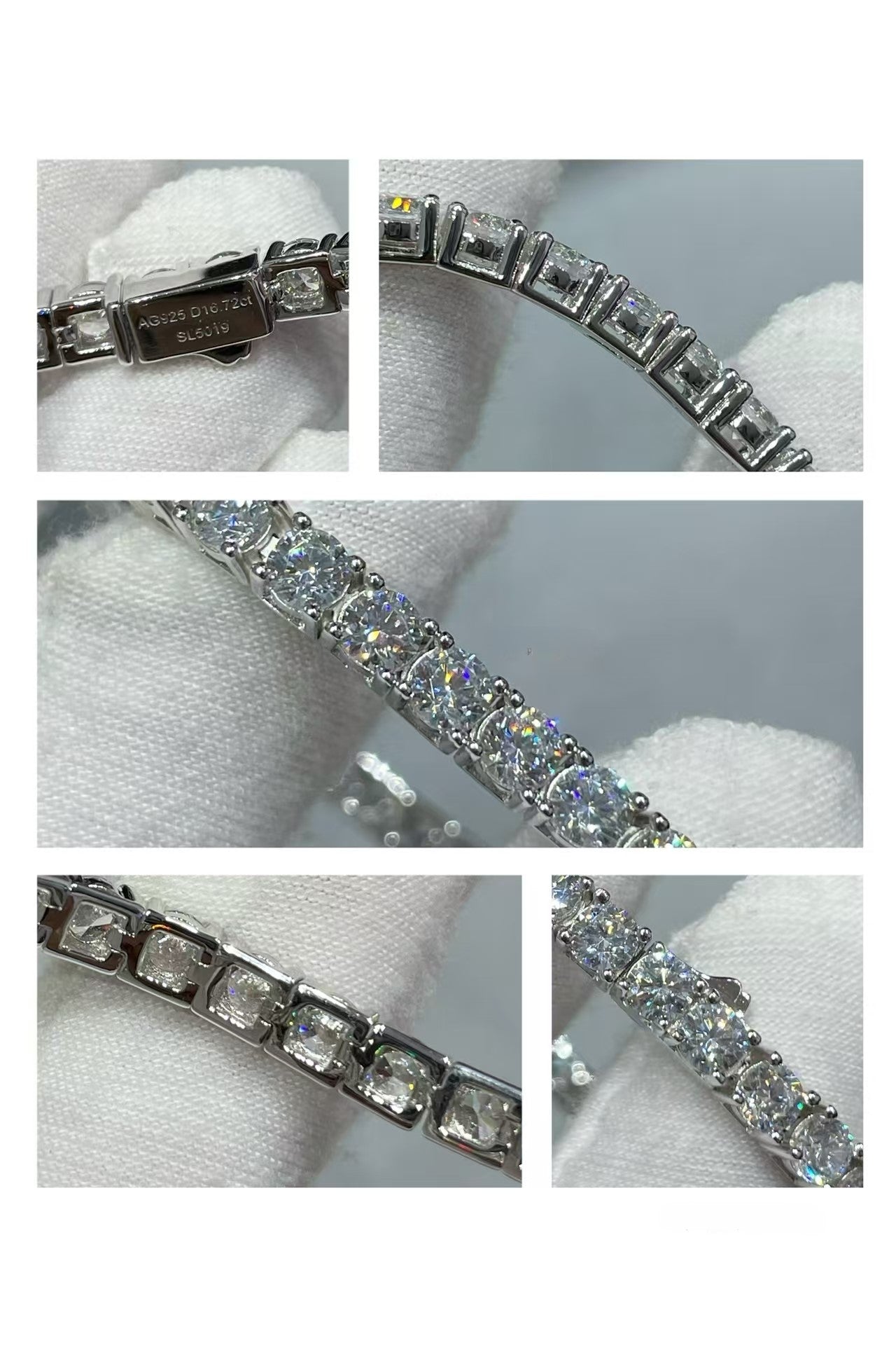 [Eterna Jewels jewelrys]TENNIS BRACELET WITH FULL DIAMOND SETTING