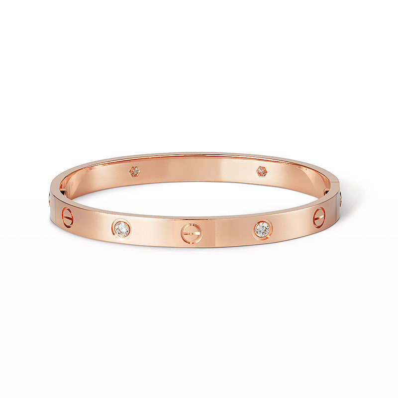 [Eterna Jewels]LOVE BRACELET 6.1MM 4 DIAMONDS