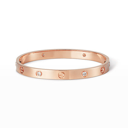 [Eterna Jewels]LOVE BRACELET 6.1MM 4 DIAMONDS