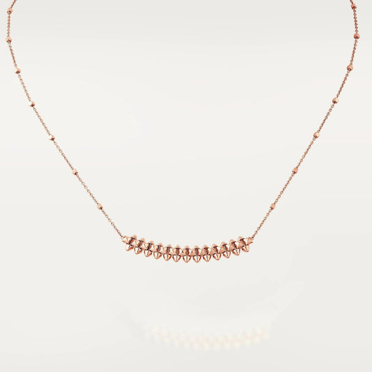 [Eterna Jewels]CLASH PINK GOLD NECKLACE