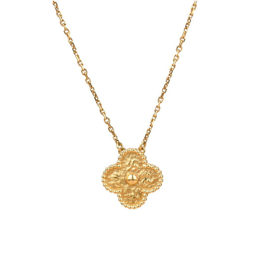 [Eterna Jewels]CLOVER 15MM  BRONZING NECKLACE