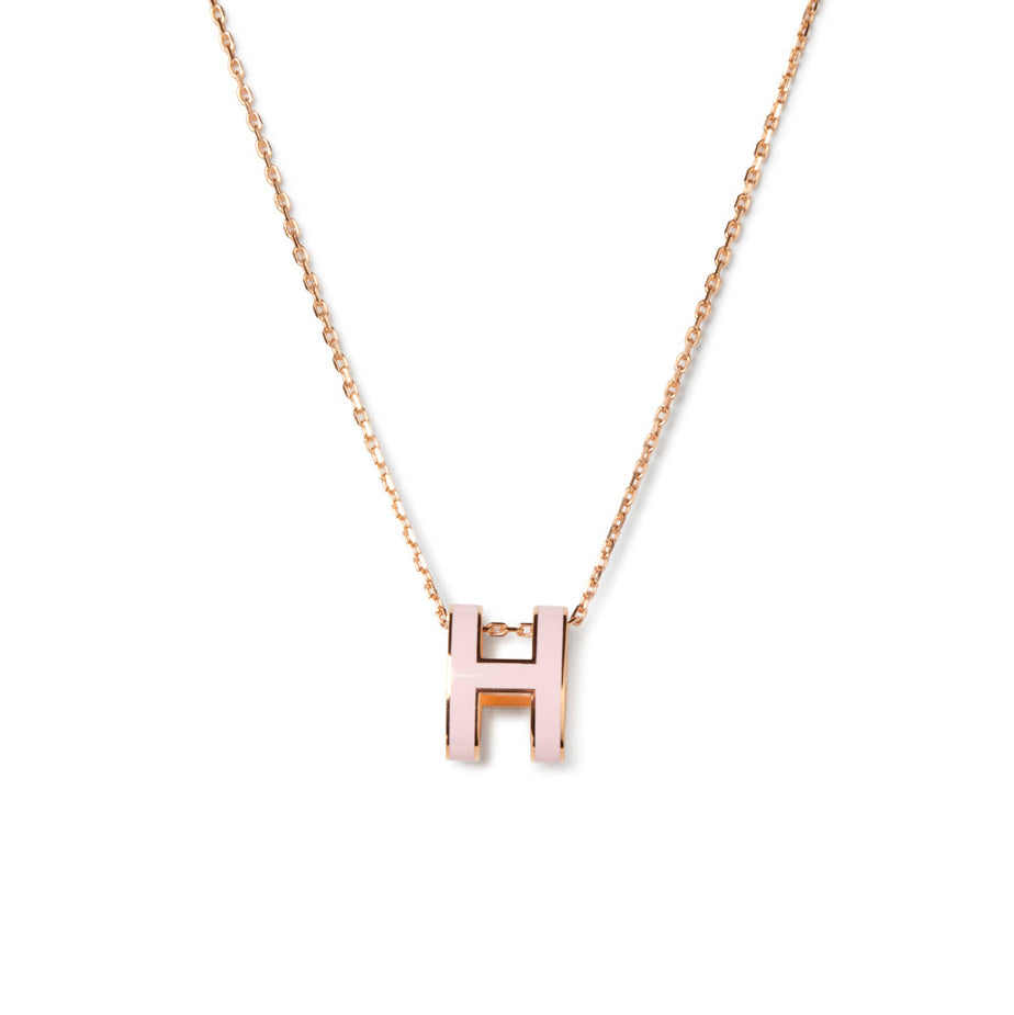 [Eterna Jewels]POP H PEDANT PINK GOLD