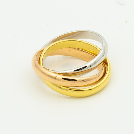[Eterna Jewels Jewelry]TRINITY RING GOLD PINK GOLD SILVER