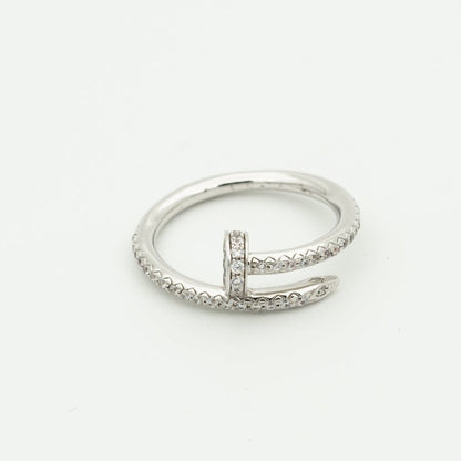 [Eterna Jewels]JUSTE RING 1.8MM SILVER DIAMONDS