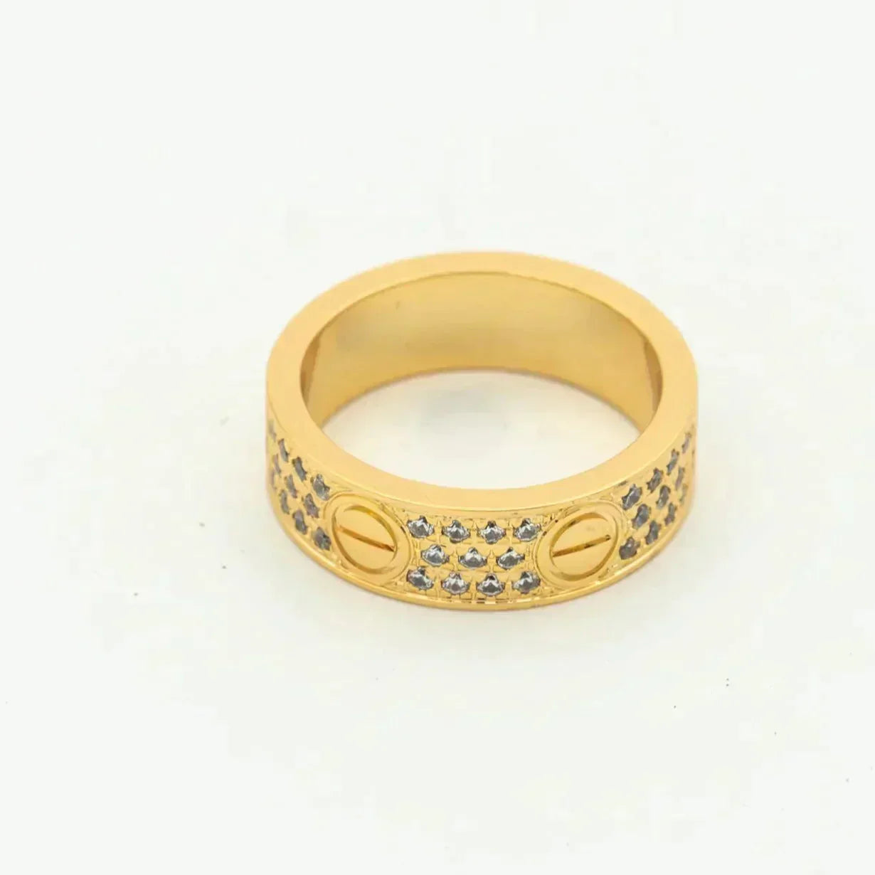 [Eterna Jewels]LOVE RING 5.5MM DIAMONDS PAVED