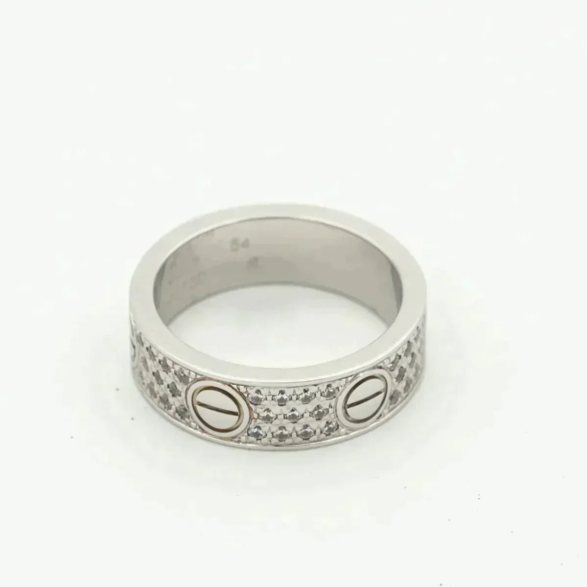 [Eterna Jewels]LOVE RING 5.5MM DIAMONDS PAVED
