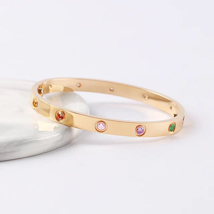 [Eterna Jewels]2026 RAINBOW LOVE BRACELET 6.1MM  10 DIAMONDS