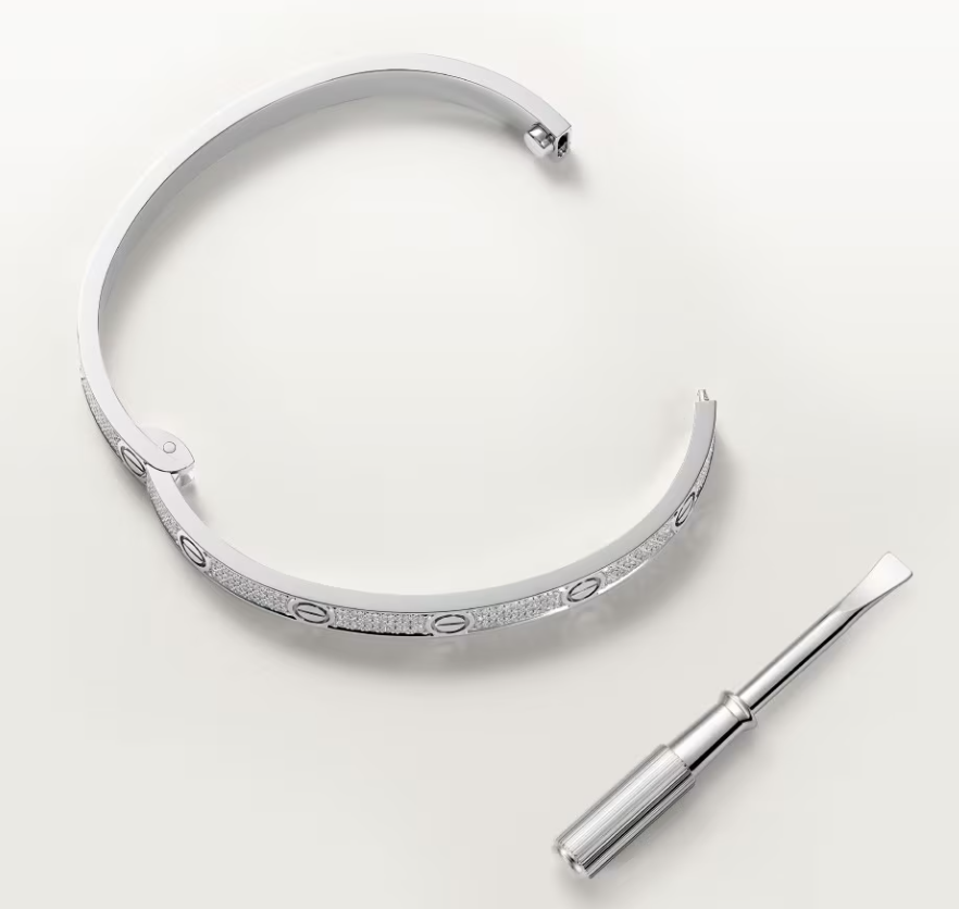 [Eterna Jewels]NEW-LOVE-4.8MM-Width Diamond-Studded Bracelet