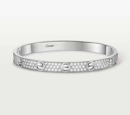 [Eterna Jewels]NEW-LOVE-6.1MM-Width Diamond-Studded Bracelet
