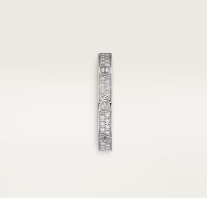 [Eterna Jewels]LOVE RING 2.6mm-wide full-diamond ring silver