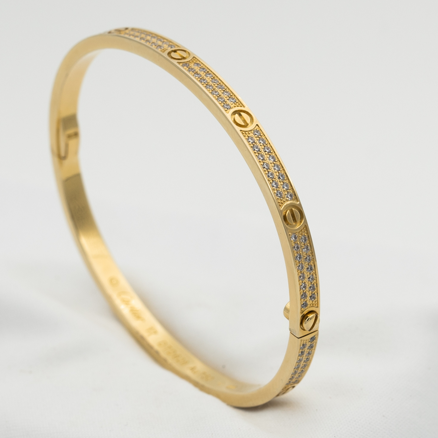 [Eterna Jewels]LOVE BRACELET 3.65MM DIAMOND-PAVED