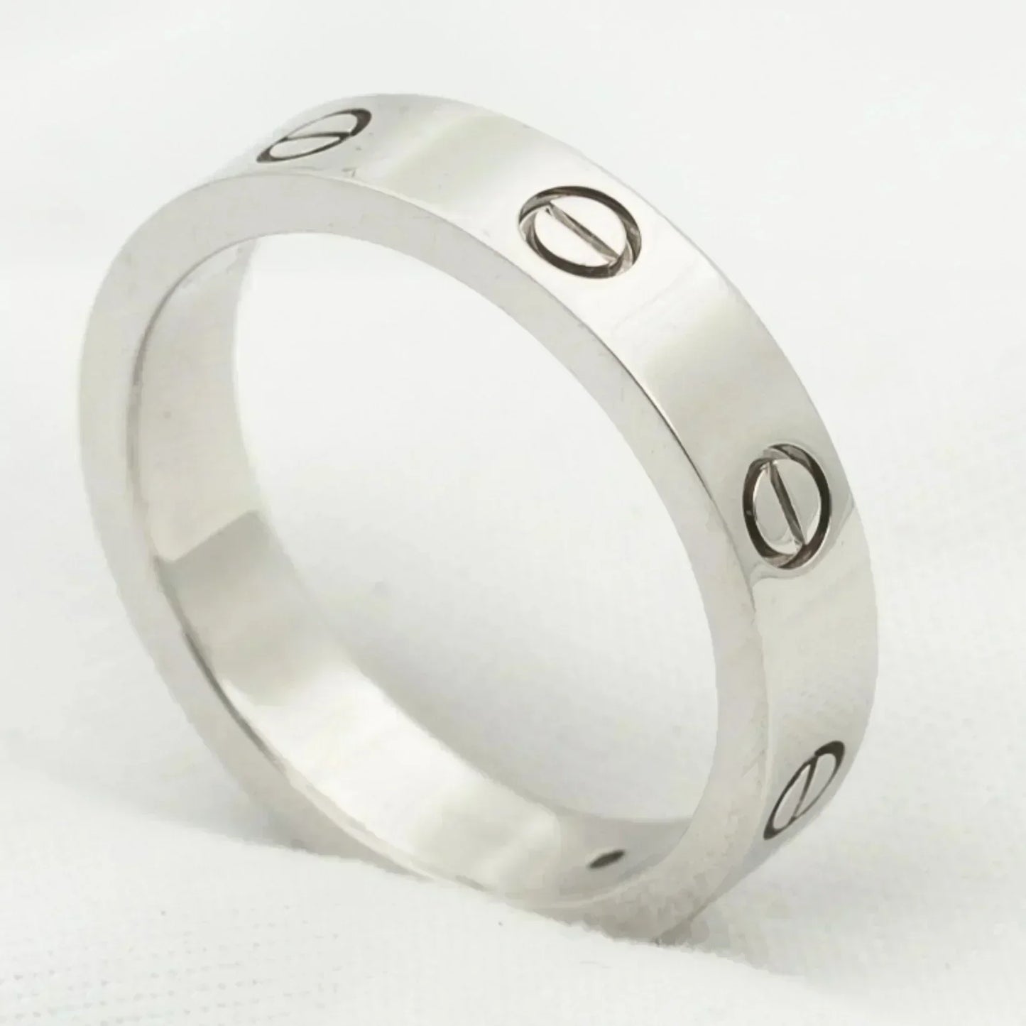[Eterna Jewels]LOVE RING 4MM 1 DIAMOND SILVER