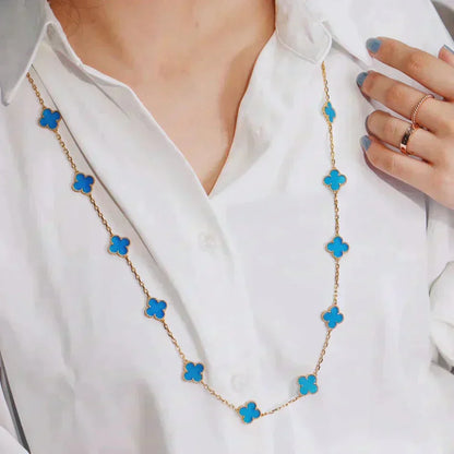 [Eterna Jewels]CLOVER 20 MOTIFS TURQUOISE GOLD