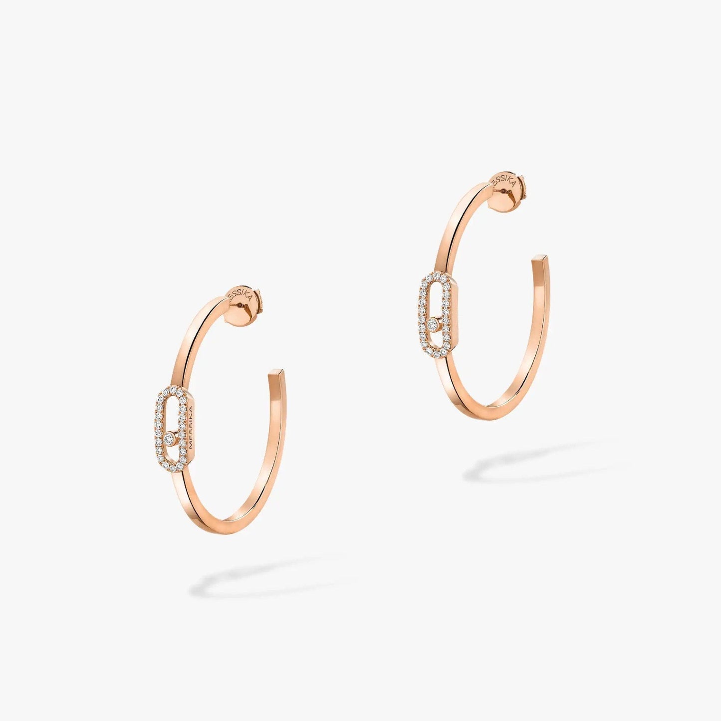 [Eterna Jewels]CREOLES MOVE UNO PM DIAMOND EARRINGS
