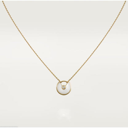 [Eterna Jewels]AMULETTE ROSE GOLD MOP NECKLACE
