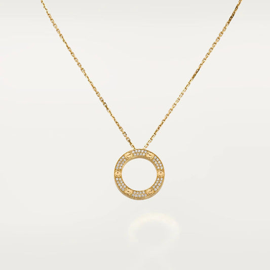 [Eterna Jewels]LOVE NECKLACE ADJUSTABLE ROSE GOLD