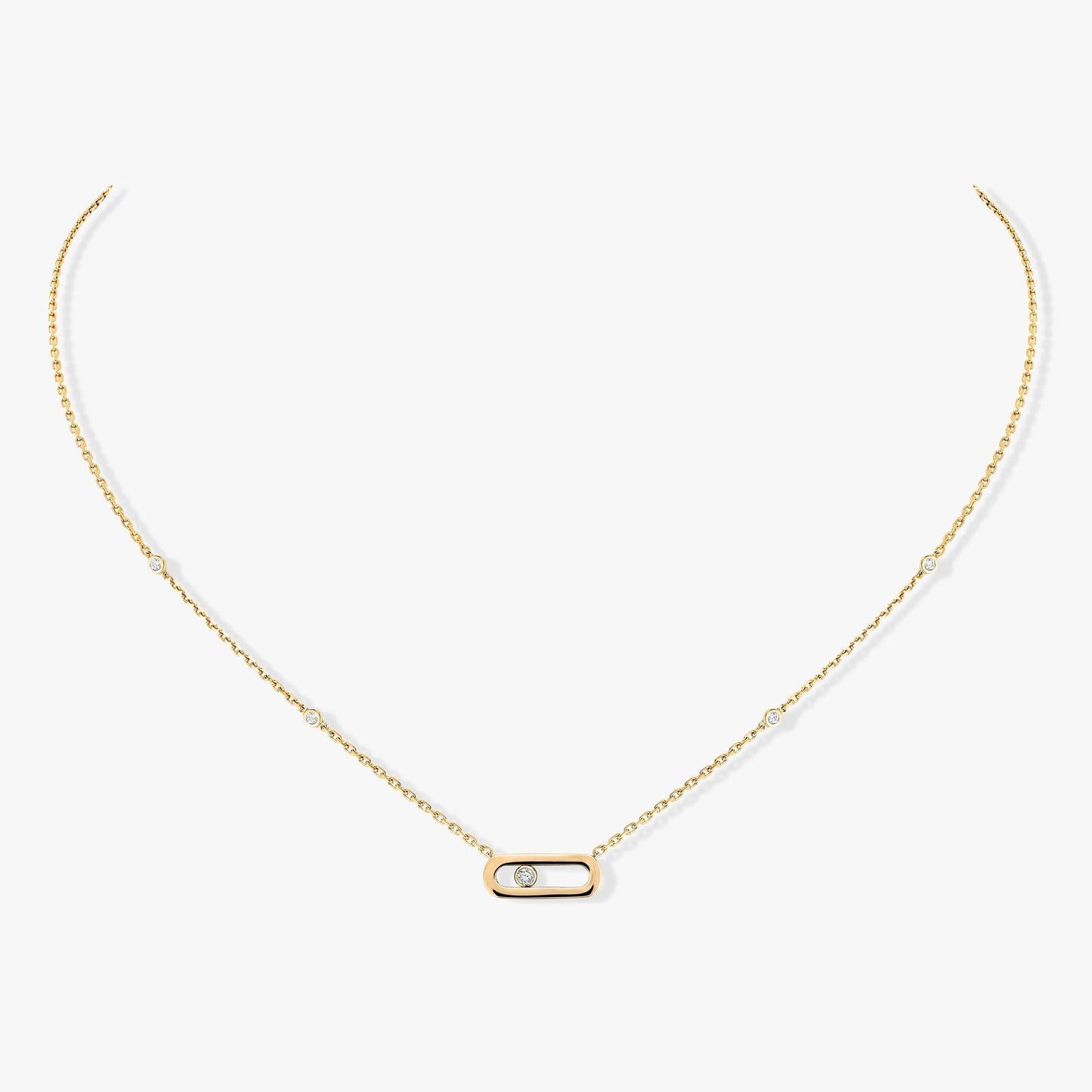 [Eterna Jewels]MOVE UNO DIAMOND NECKLACE