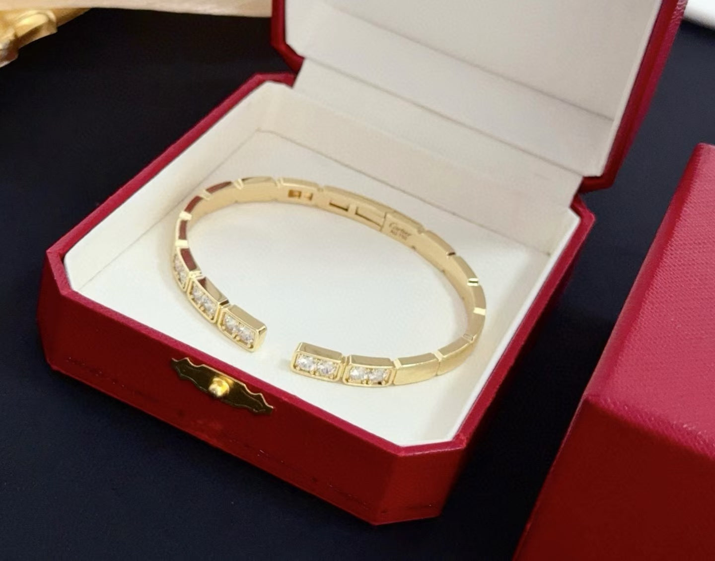 [Eterna Jewels jewelrys]LOVE DIAMOND OPEN  BRACELET