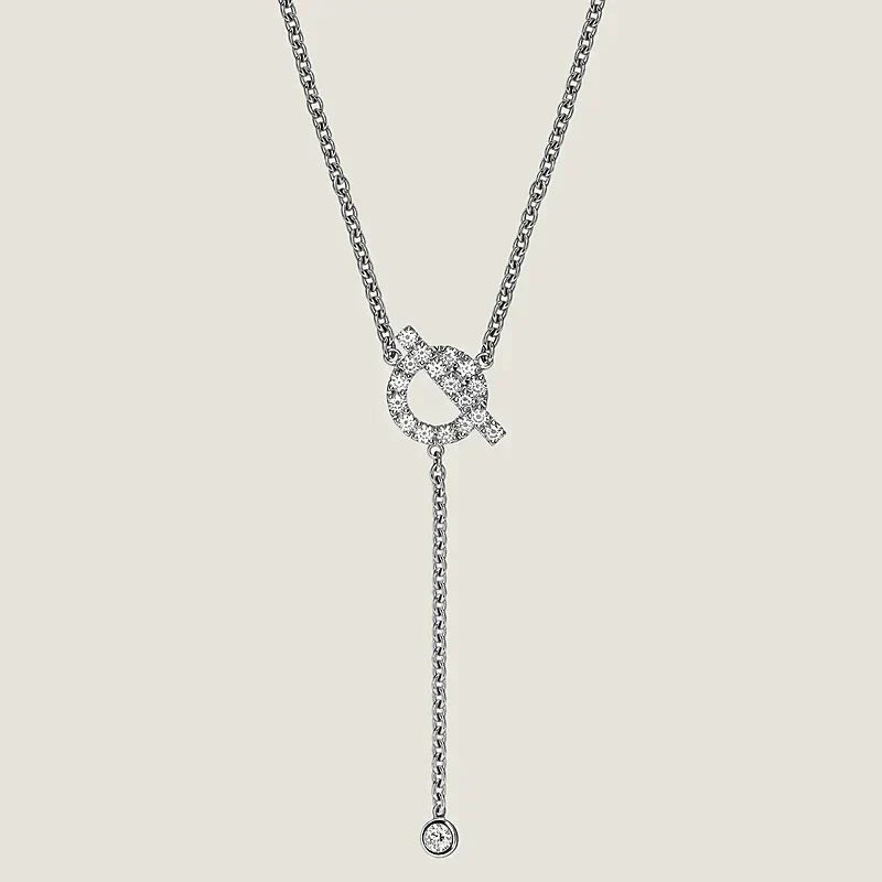 [Eterna Jewels]FINESSE SILVER DIAMOND NECKLACE