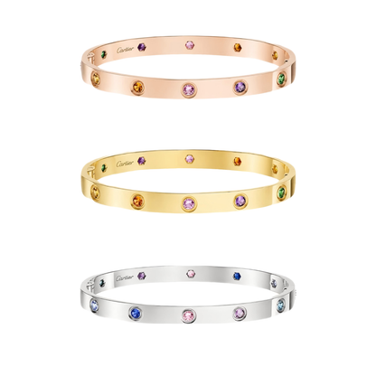 [Eterna Jewels]2026 RAINBOW LOVE BRACELET 6.1MM  10 DIAMONDS