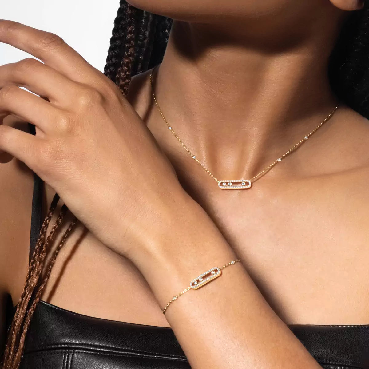 [Eterna Jewels]Pavé Baby Move Diamond Bracelet