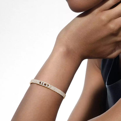 [Eterna Jewels]Move Noa Full Pavé Diamond Bangle Bracelet