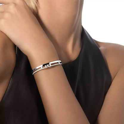 [Eterna Jewels]Move Romane Diamond Bangle Bracelet