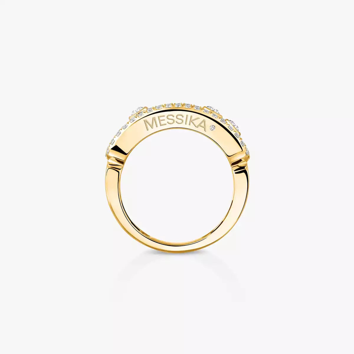 [Eterna Jewels] Move Gold Diamond Pave_ Ring