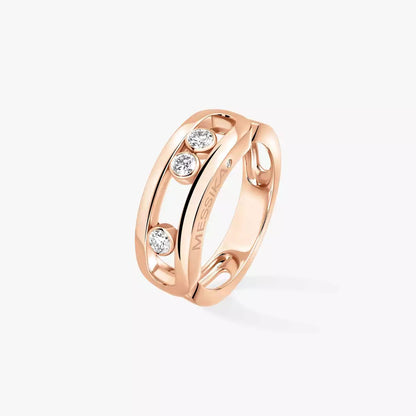 [Eterna Jewels] MoveGold Diamond Ring