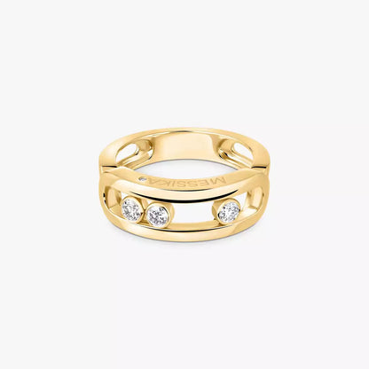 [Eterna Jewels] MoveGold Diamond Ring