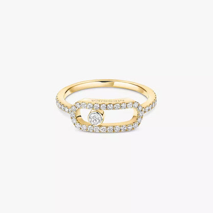 [Eterna Jewels]Move Uno Diamond Ring in Gold