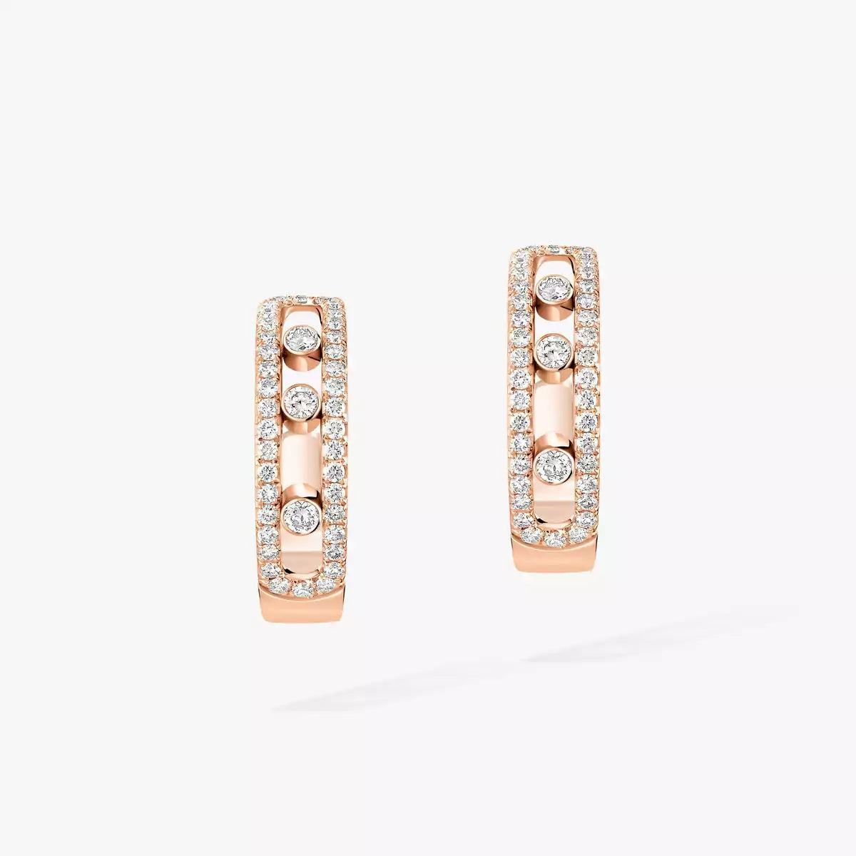 [Eterna Jewels]Diamond Pave_ Hoop Earrings Move