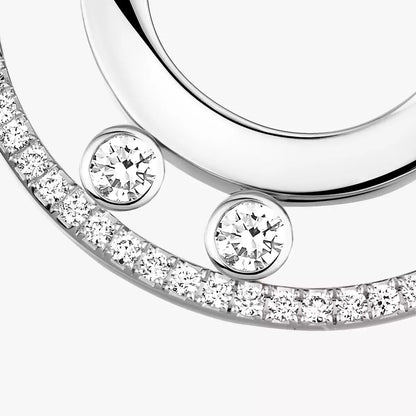 [Eterna Jewels]Move Romane Small Diamond Hoop Earrings