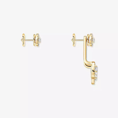 [Eterna Jewels] My Twin Trio  Diamond Earrings