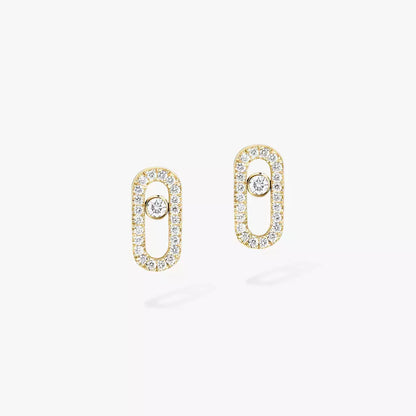[Eterna Jewels]Move Uno Diamond Earrings