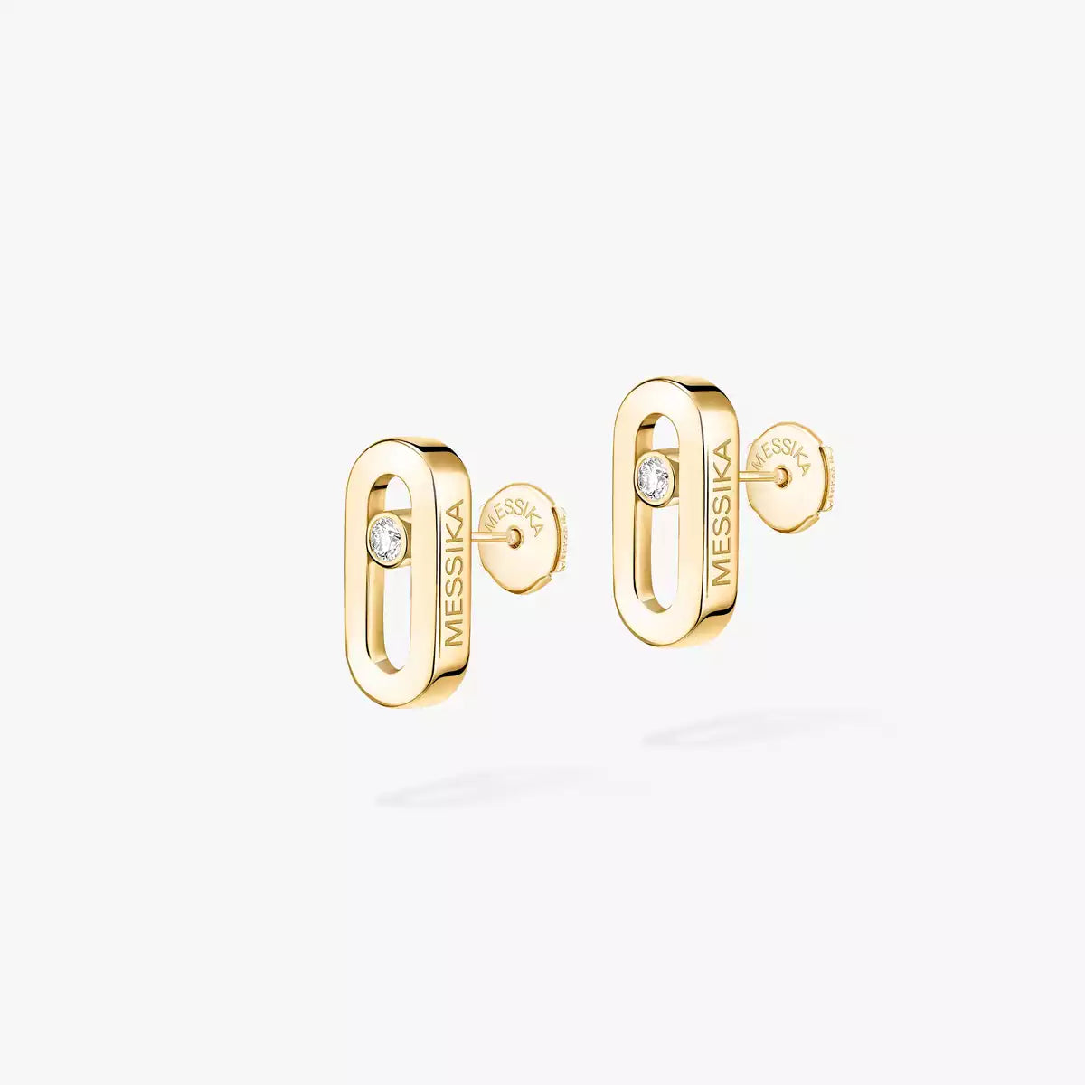 [Eterna Jewels]Move Uno Diamond Stud Earrings