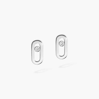 [Eterna Jewels]Move Uno Diamond Stud Earrings