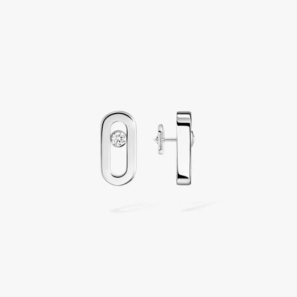 [Eterna Jewels]Move Uno Diamond Stud Earrings