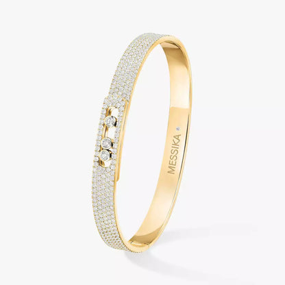 [Eterna Jewels]Move Noa Full Pavé Diamond Bangle Bracelet