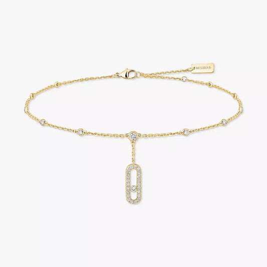 [Eterna Jewels] Move Uno pavé ankle bracelet