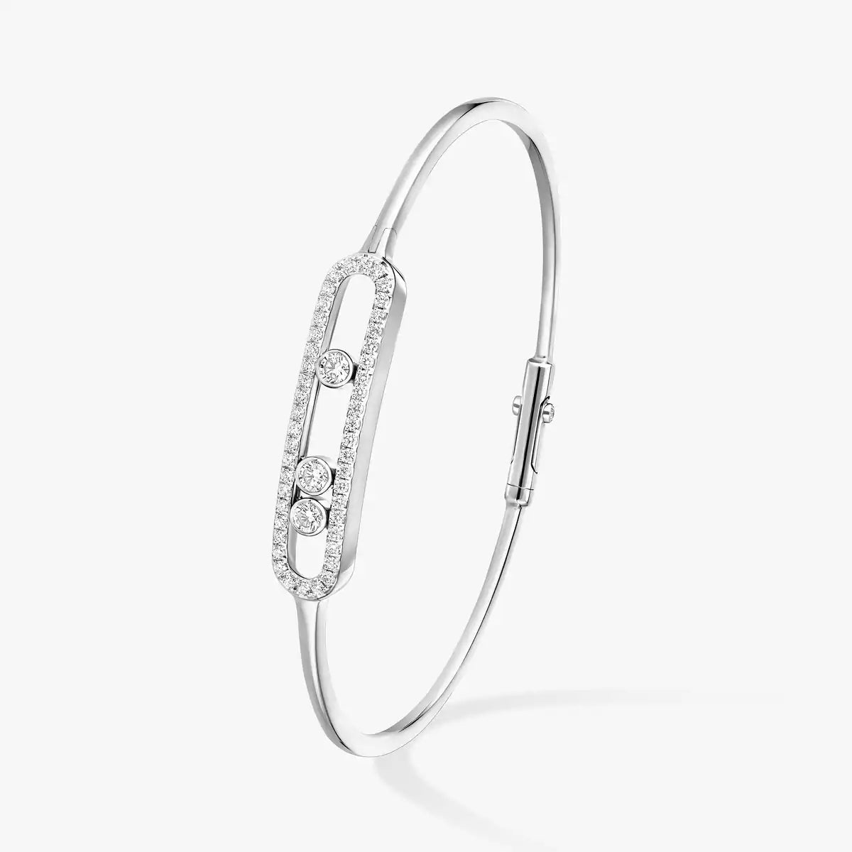 [Eterna Jewels]Move Pavé Diamond Bangle Bracelet M