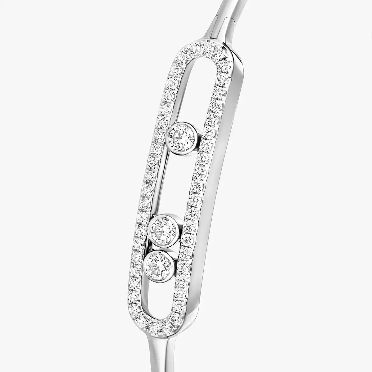 [Eterna Jewels]Move Pavé Diamond Bangle Bracelet M